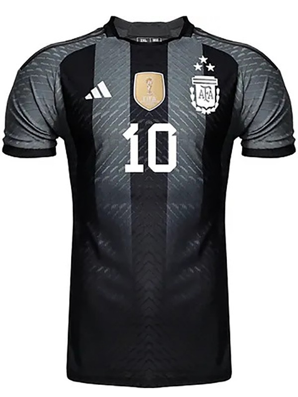 Argentina maillot noir uniforme de football d'entraînement spécial vêtements de sport pour hommes hauts de football gilet de sport coupe Euro 2024